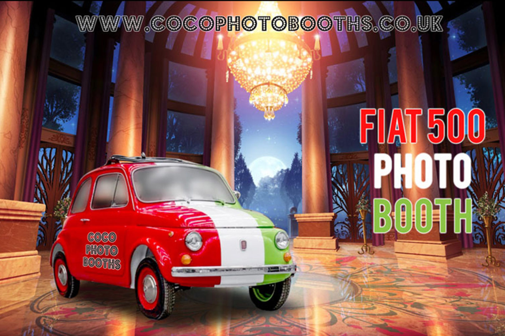 Film Crew in Betrieb Takelage einer Kamera zu einem Fiat 500 Auto  Stockfotografie - Alamy