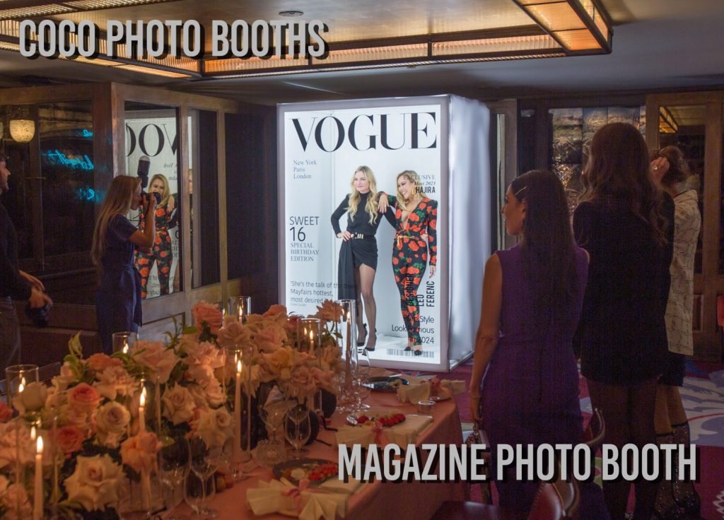 Magazine Cover Photo Booth